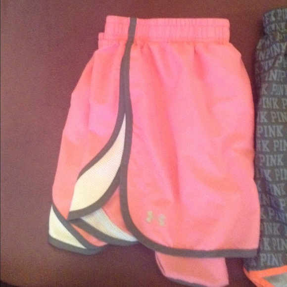 Under Armor Pink Athletic Shorts