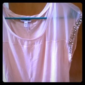 Light pink/peach dressy Top