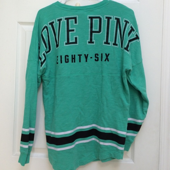 PINK Victoria's Secret Tops - Victoria's Secret pink varsity shirt