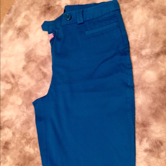 Aqua blue Bermuda shorts