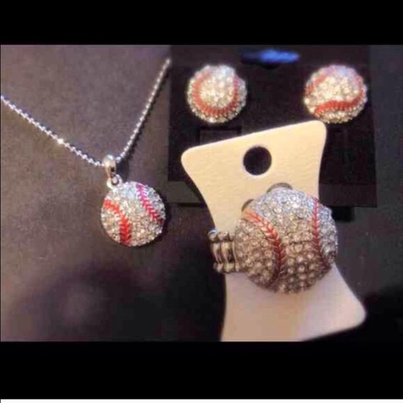 ⚾️Baseball jewelry set NWOT⚾️