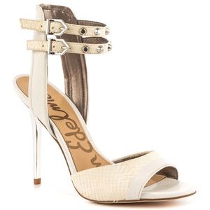 NWOT Sam Edelman Snow white Ayda sandals size 8
