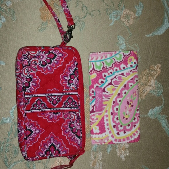 Vera Bradley Pouch and Checkbook Wallet