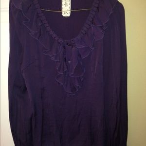 Gorgeous eggplant purple blouse, size medium.