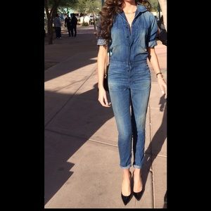 Intermix denim jumpsuit