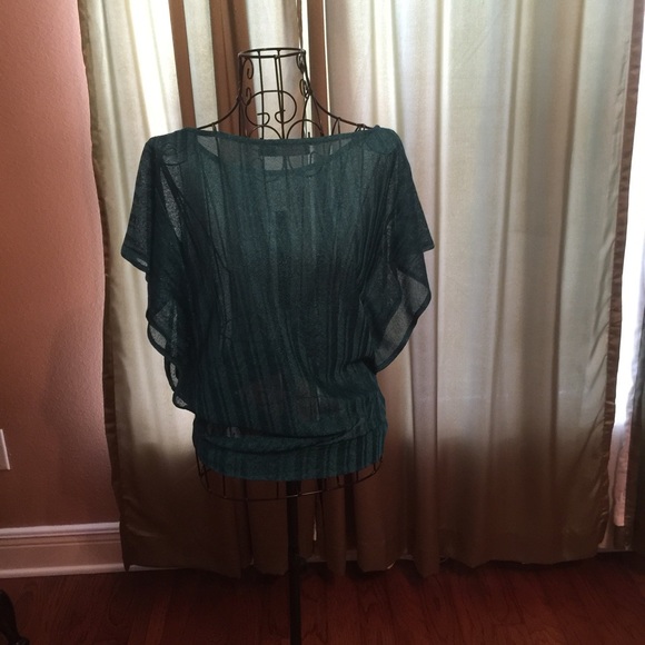 Green blouse