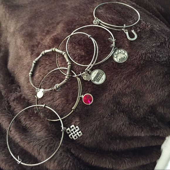 Lot of Alex and Ani bracelets