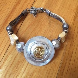 Funky Greek disc bracelet from Athens