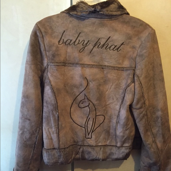 Tan lightweight  babyphat fall jacket