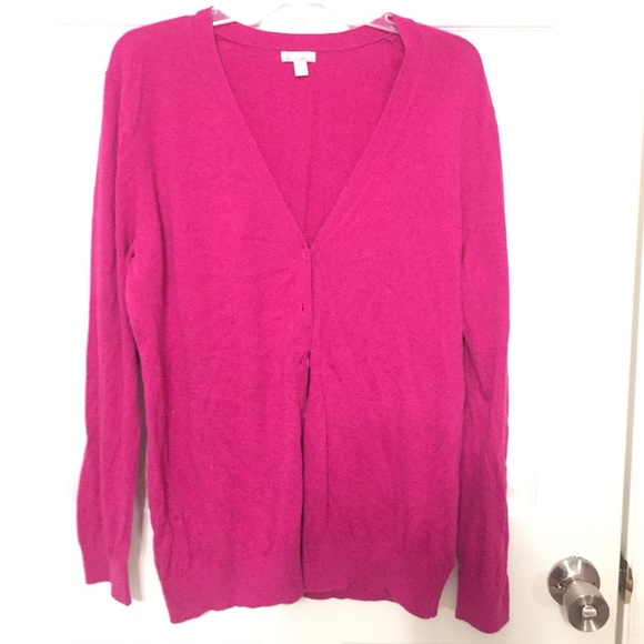 Gap button down sweater in pink XL