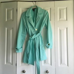Mint Trench style coat