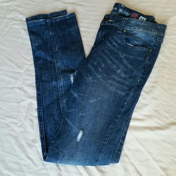 **SOLD IN BUNDLE** London Bridge Distressed Denim