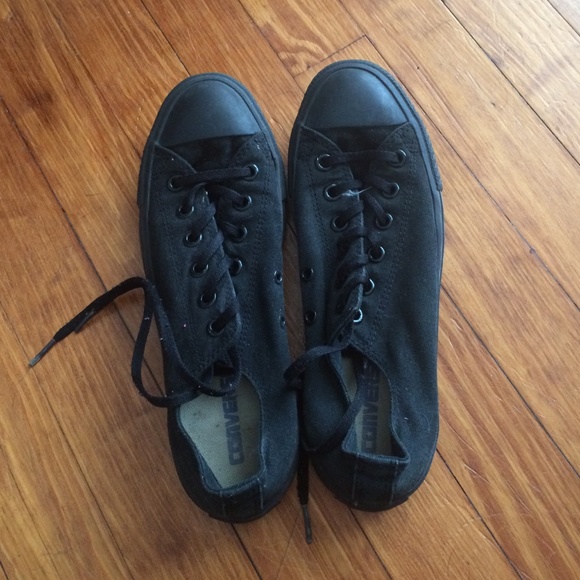 All black converse