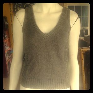 Dark grey sweater vest
