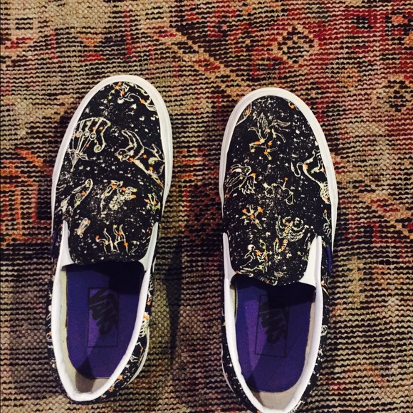 Vans for j. Crew. Zodiac print