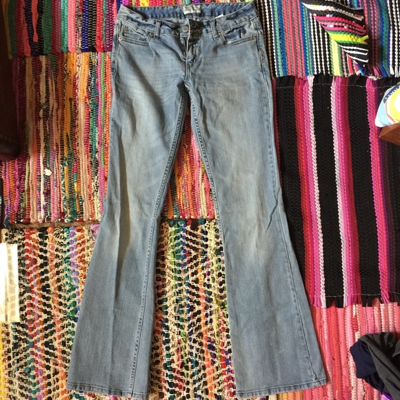 Aeropostale Hailey Flare Jeans Size 3/4 Long