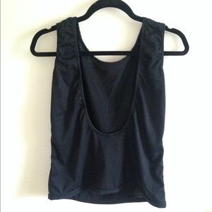 →BUNDLE← black/grey low back tank