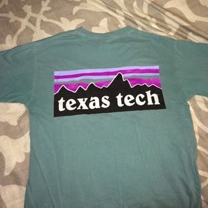 Texas tech long sleeve comfort colors Tshirt