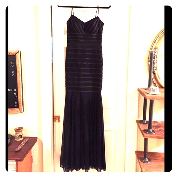 Black Long Formal Bandage Gown