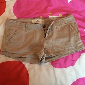 Tan/Khaki colored Hollister shorts