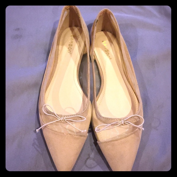 Beige shoes