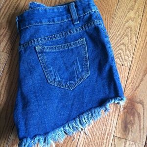 Womens jean shorts