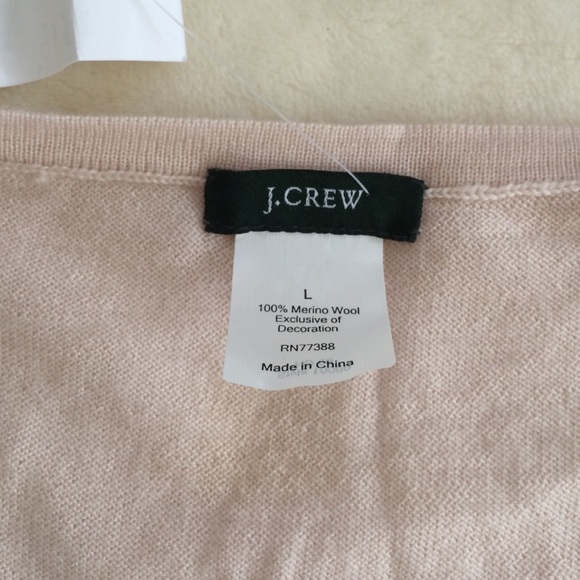 Jcrew Merino Rose cardigan sweater - Picture 3 of 3