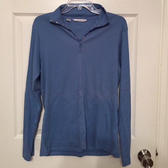 XL cutter & buck long sleeved tee baby blue
