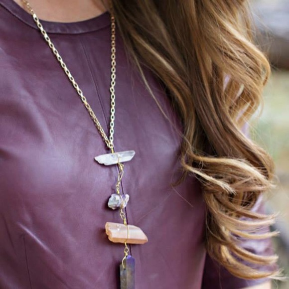 100% real leather maroon Trouvé top - Picture 2 of 4