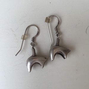 Vintage Southwest Bear Earrings