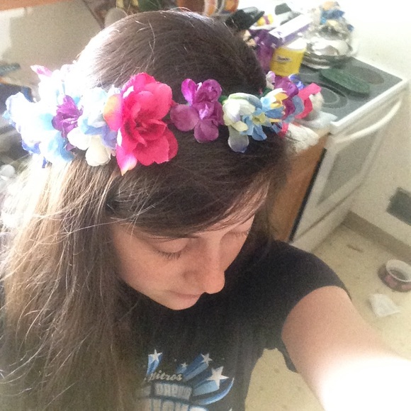 Homemade flower crowns