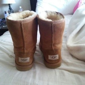 Short tan ugg