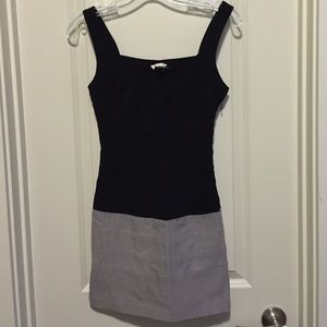 silence + noise black/grey bandage dress