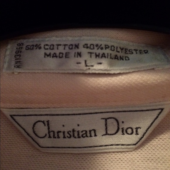 Christian Dior Mens Shortsleeve Buttonup - Picture 3 of 3