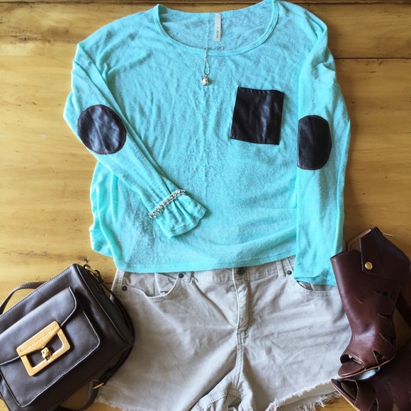 Teal/Aqua long sleeve