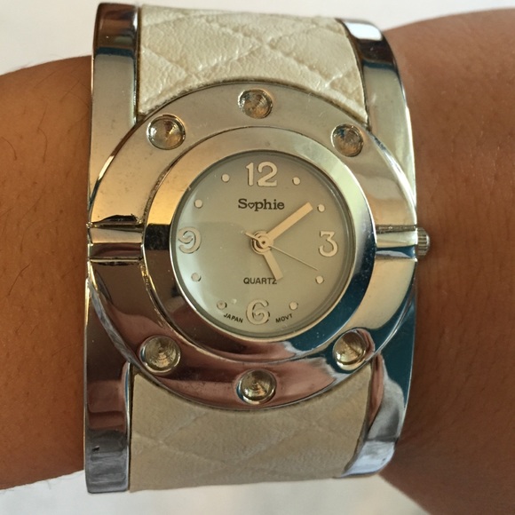 White Cuff Watch