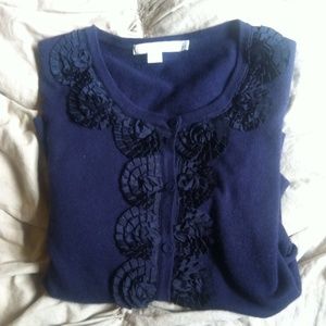 Boden Navy Blue Cardigan Sweater size 4
