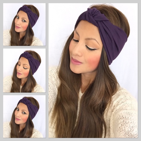 Mercedesbandz Accessories - Knotted headband in Purple