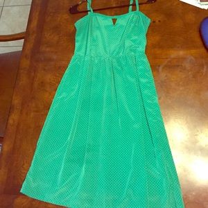 Green and white polka dot dress from Old Navy sz 8