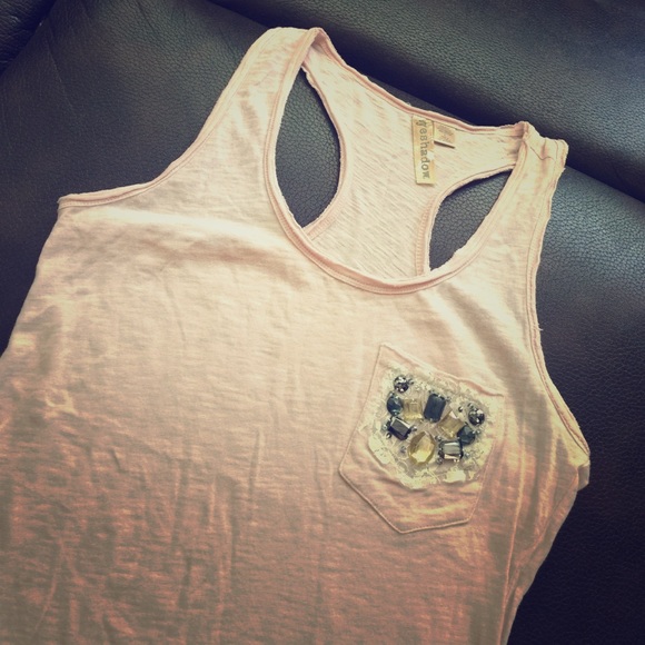 Tank Top Summer pale pink Large