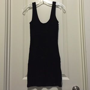 Free People ribbed black dress