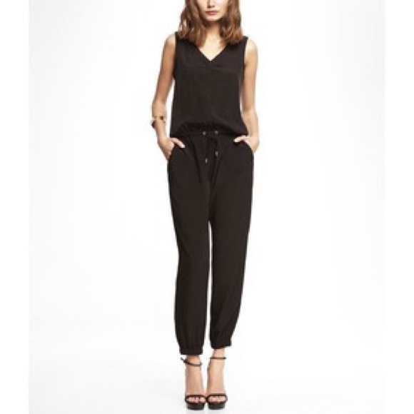 Express black romper/jumpsuit