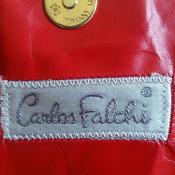 Vintage Falchi Python Clutch or Crossbody - Picture 2 of 4