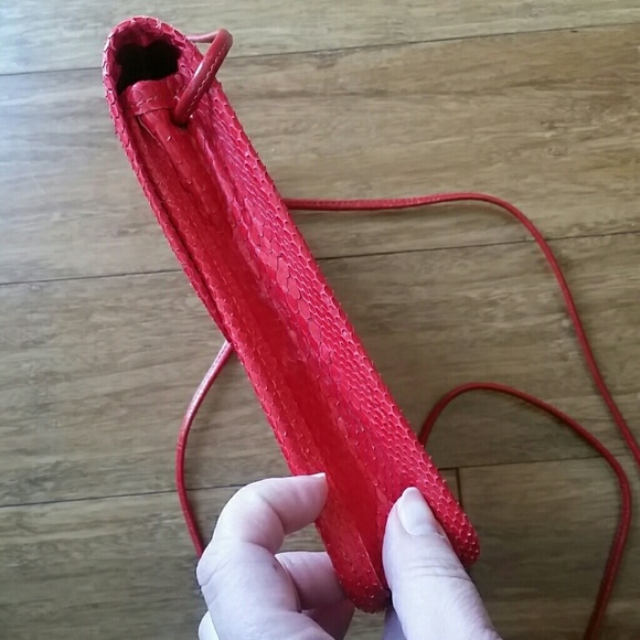 Vintage Falchi Python Clutch or Crossbody - Picture 4 of 4