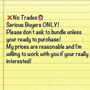 Serious Inquiries Only