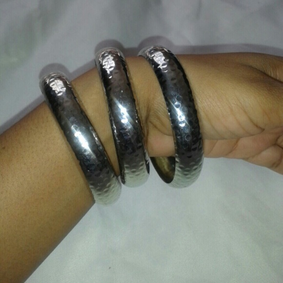 Silver bangles set! - Picture 2 of 3
