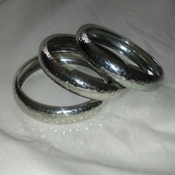 Silver bangles set! - Picture 3 of 3