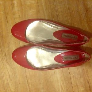 Red Steve Madden Flats