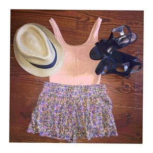 Floral Print Shorts