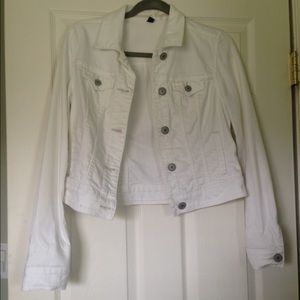SALE! White Denim Jacket